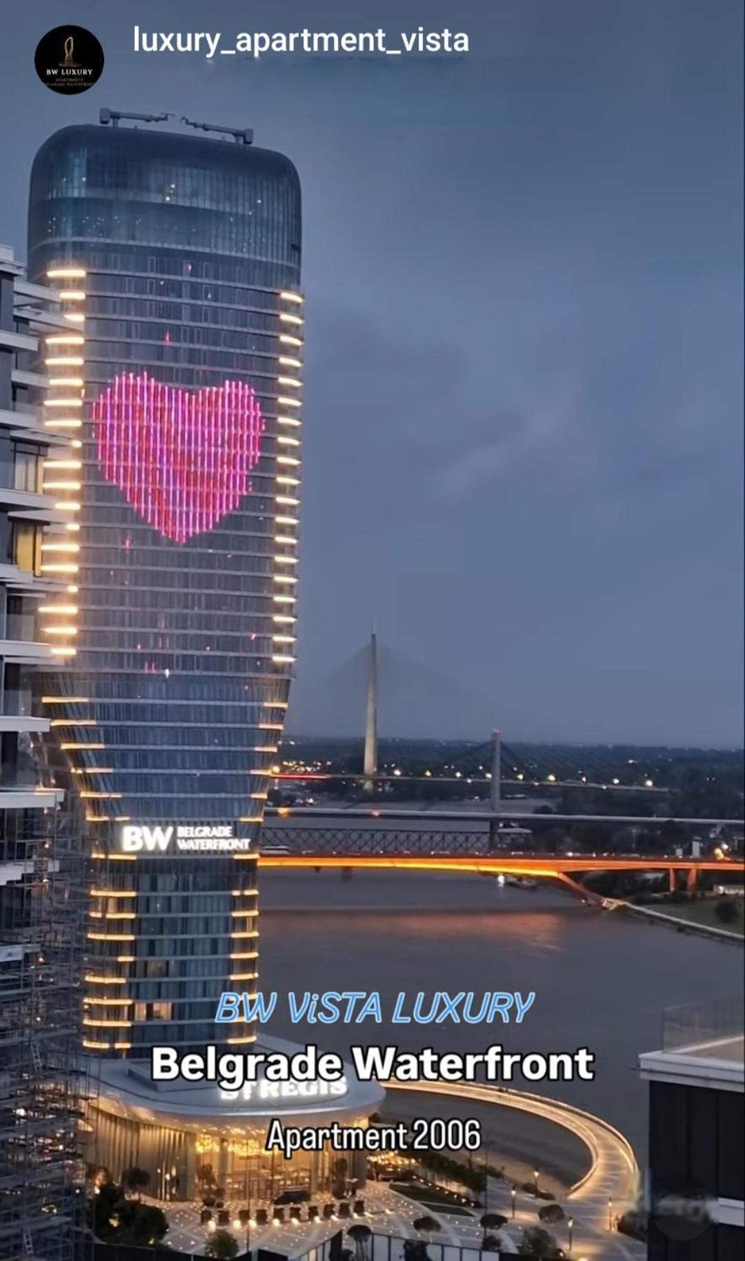 Beograd Na Vodi - BW Vista Luxury Apartment Ngoại thất bức ảnh